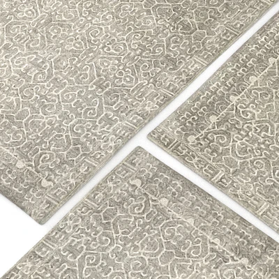 Carpet Pottery Barn Luna Tonal Tufted Gray Rug — Ver 3