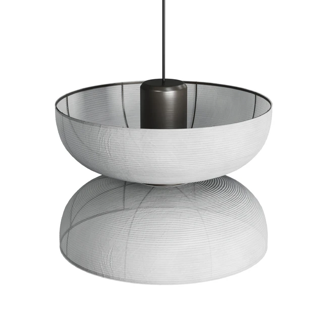 Japanese Wabi-Sabi Fabric Pendant Lights style AD — Descargar