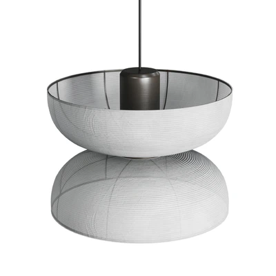 Japanese Wabi-Sabi Fabric Pendant Lights style AD — Ver 5