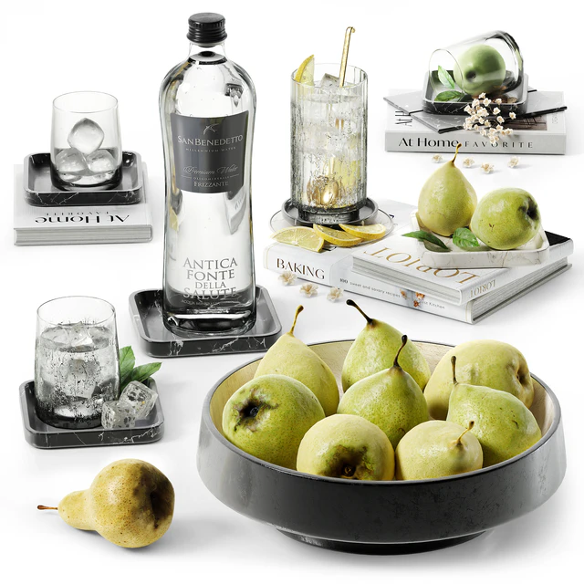 Decor set with water and pears stv005 — Descargar