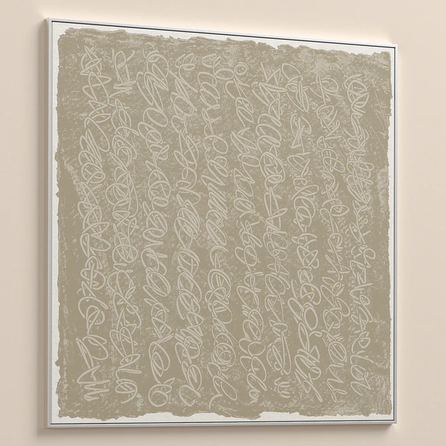 Large Textural Abstract Neutral Wall Art C-401 — Скачать