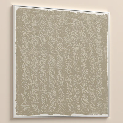 Large Textural Abstract Neutral Wall Art C-401 — Вид 6