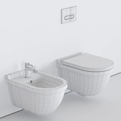 Duravit Starck 3 Wall-hung WC — Вид 2