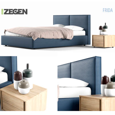 Bed and bedside table decor company Zegen + — Ver 1