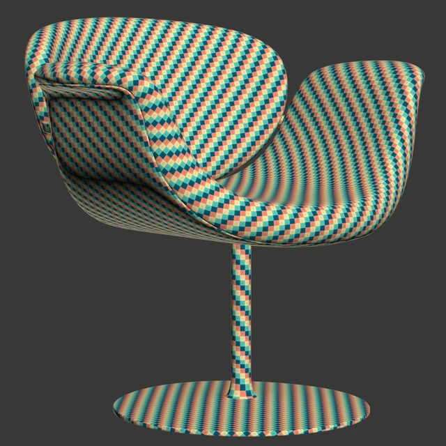 Tulip Midi chair disk by Artifort / Офисное кресло — Скачать