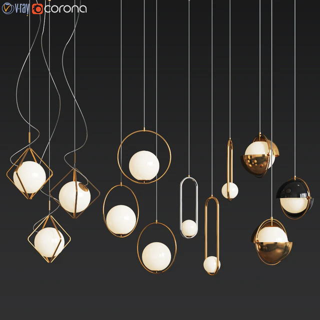 Ceiling Light Collection - 4 Type — Скачать