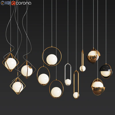 Ceiling Light Collection - 4 Type — Вид 1