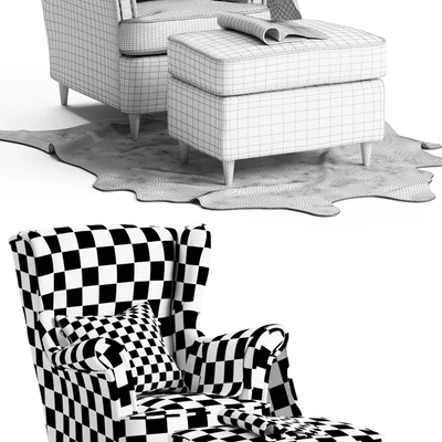 chair Strandmon Ikea / кресло СТРАНДМОН Икеа — Вид 3