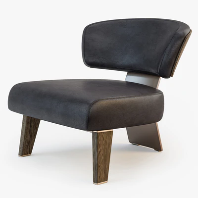 Minotti CREED Armchair WOOD — Ver 3