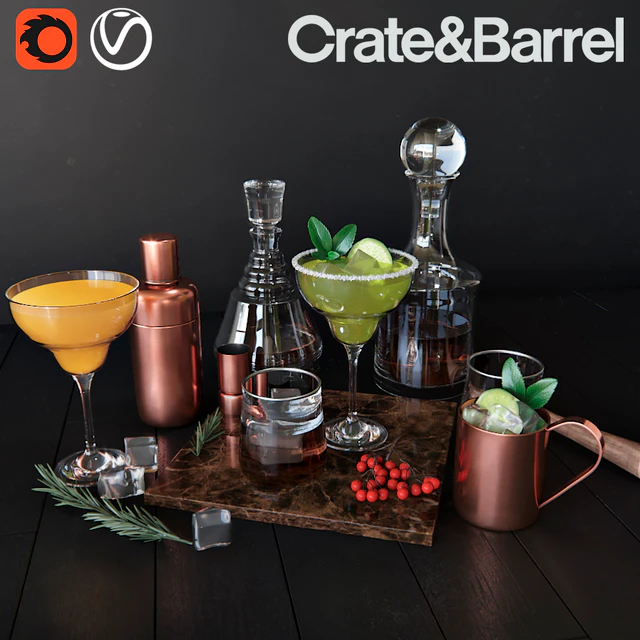 Alсohol set Crate&Barrel — Скачать