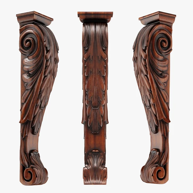 Wood Corbel-14 — Descargar