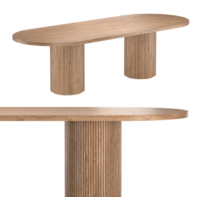 BYRON COLUMN RECTANGULAR DINING TABLE — Вид 10