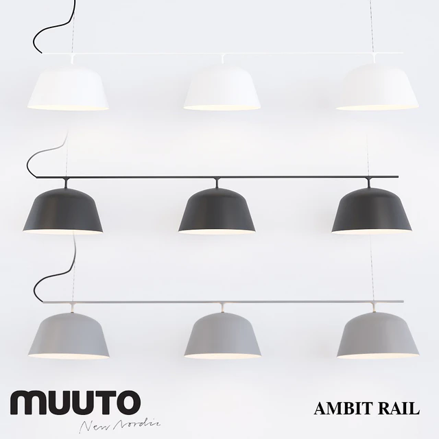 Светильники Muuto ambit rail — Скачать