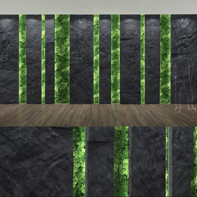 stone & moss wall — Descargar