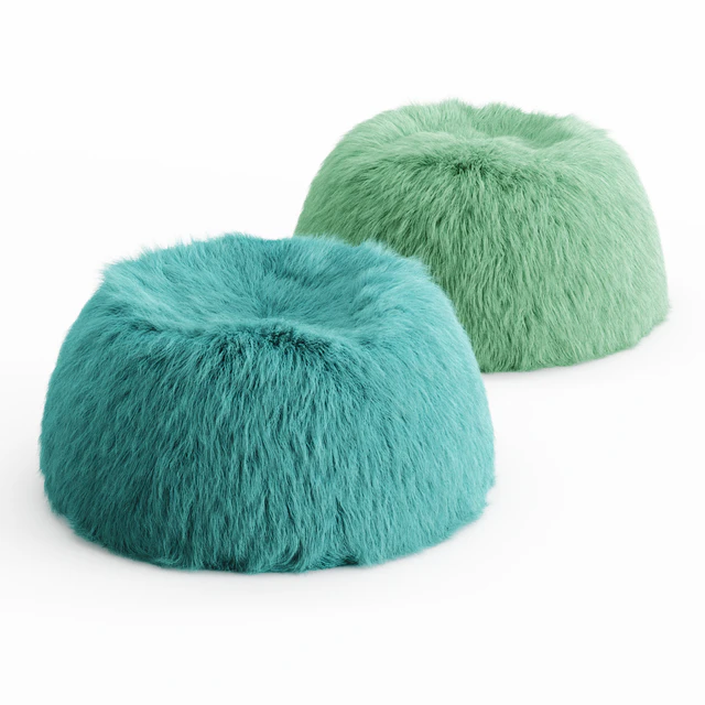 Two Himalayan Faux-Fur Beanbag — Скачать
