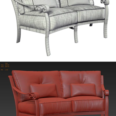 Bellanova Crescent Loveseat — Ver 3
