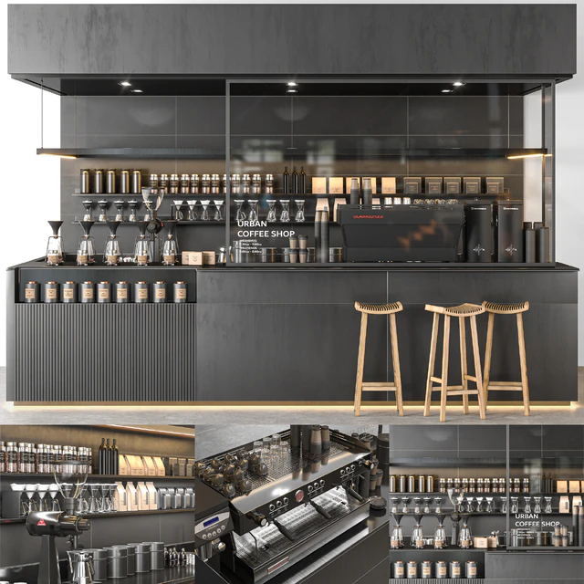 urban coffee shop — Скачать