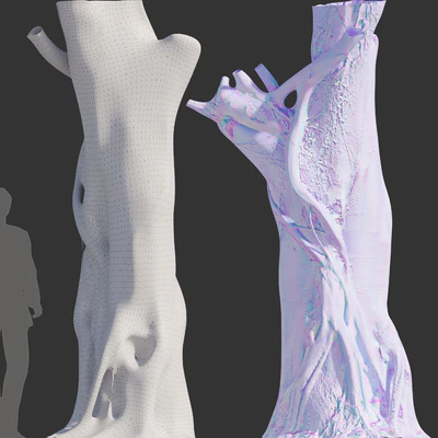 Ficus Tree Trunk 10 — Ver 4