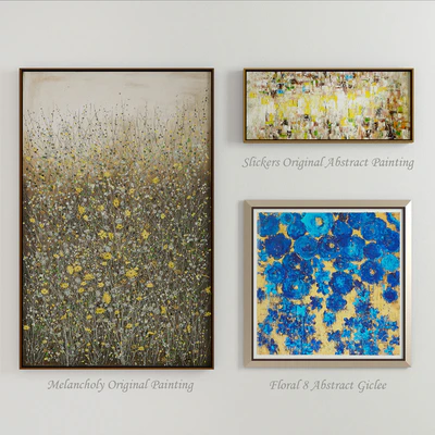 Collection of contemporary paintings (set-8) — Ver 3