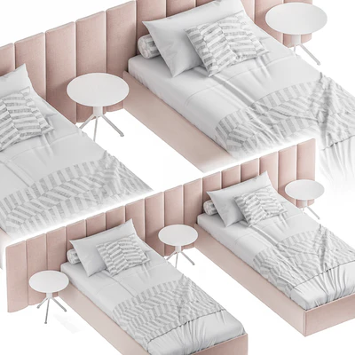 Bed037-Single Bed Children — Ver 4