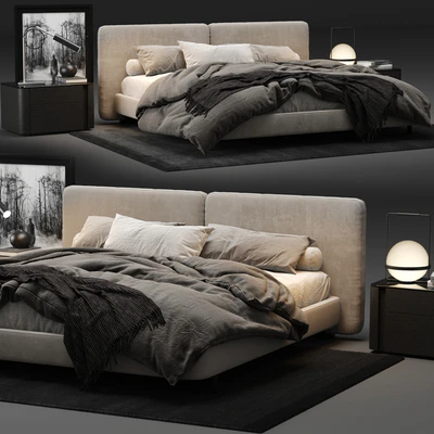Minotti Tatlin Bed — Ver 3