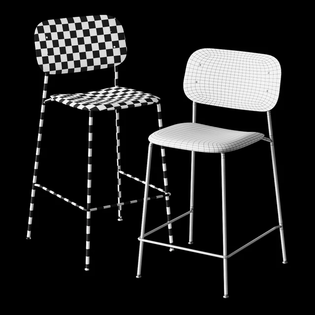 HAY Soft Edge P10 Bar Stool — Descargar