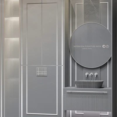 Bathroom furniture set 58 — Ver 3