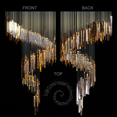 Chandelier Light Vargov — Ver 3