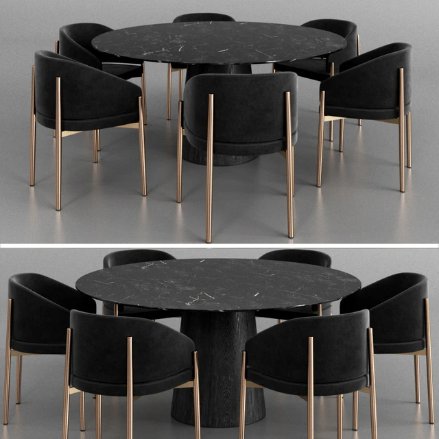 Porro Frank armchair and Materic table 2 — Descargar