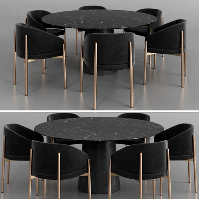 Porro Frank armchair and Materic table 2 — Descargar
