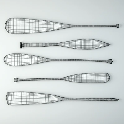 Vintage Oars and Paddles — Ver 3