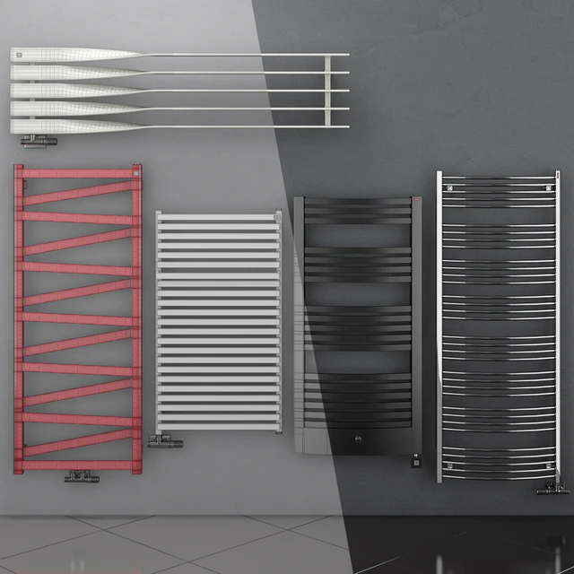 Set of heated towel rails Terma set 68 — Descargar