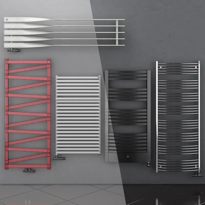 Set of heated towel rails Terma set 68 — Ver 2