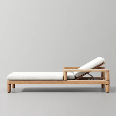 Miramar Teak Chaise — Вид 3