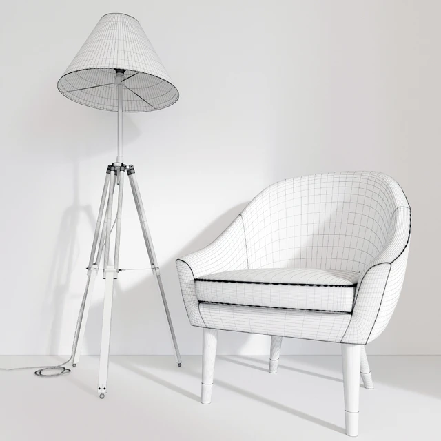 Chair & Lamp living ets — Descargar