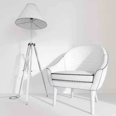 Chair & Lamp living ets — Ver 3