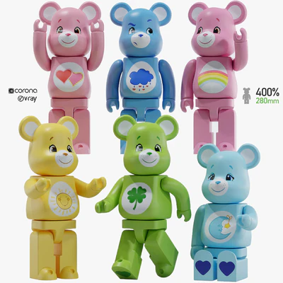 Bearbrick / Care bear / Set — Вид 1