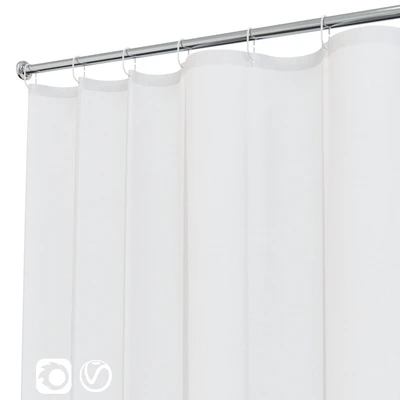 Bath curtain (shower) 200x200 cm in 3 versions (white) — Ver 5