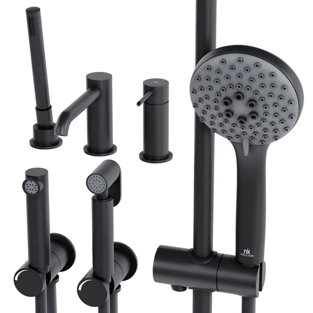 смесители Noken Round by Porcelanosa Bathroom Faucet Taps set — Скачать