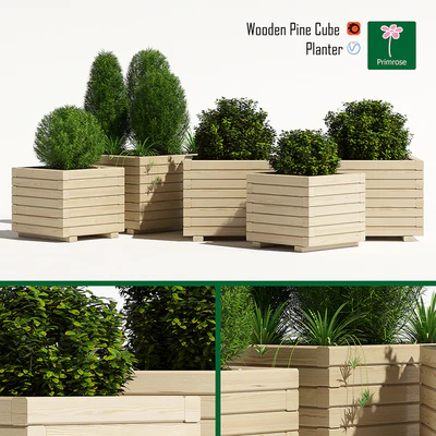 Cube planter — Вид 1