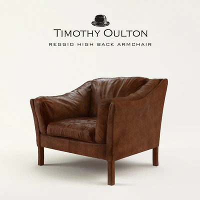 REGGIO HIGH BACK ARMCHAIR, Timothy Oulton — Ver 3