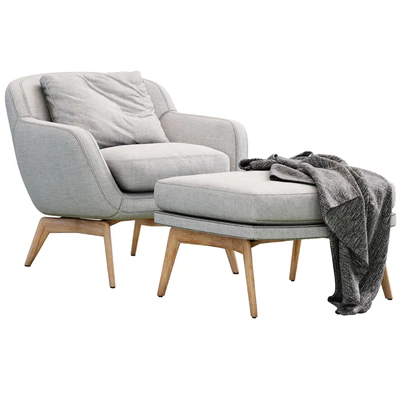 Armchair Belt By Minotti — Ver 6
