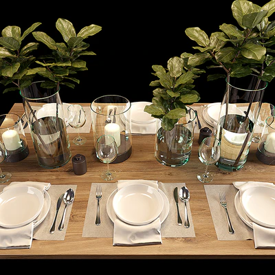 Table setting 1 — Ver 4