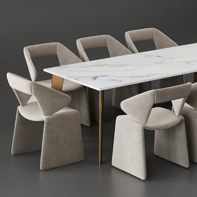 Artifort Suit chair Harper Brass table — Вид 3