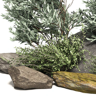 Stone + Bush Pack 7 — Ver 4
