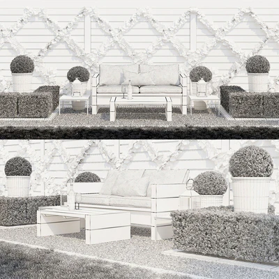 Garden seating area — Вид 2