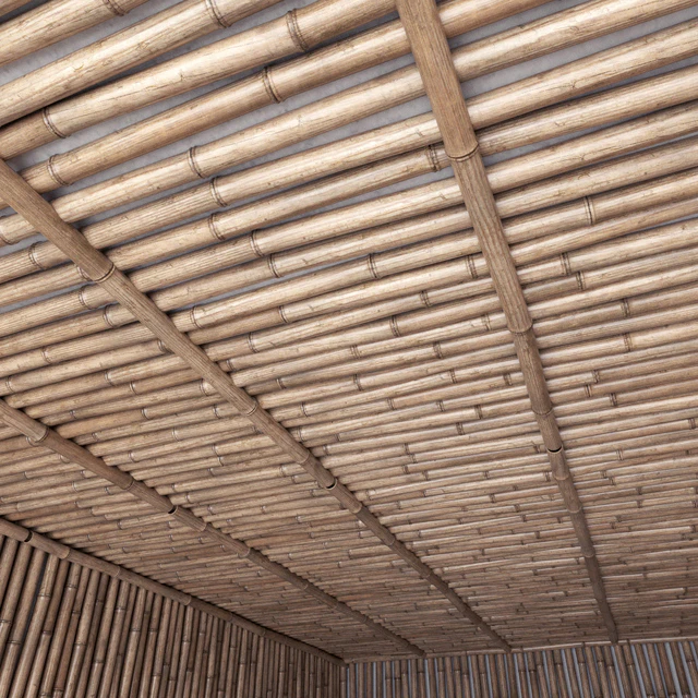 Bamboo ceiling / Потолок из бамбука — Скачать