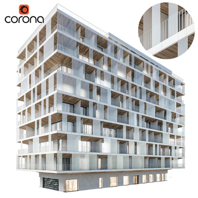 Modern residential building 03 — Вид 1