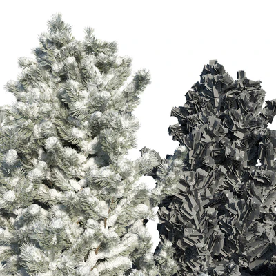 Pine trees in the snow — Ver 3