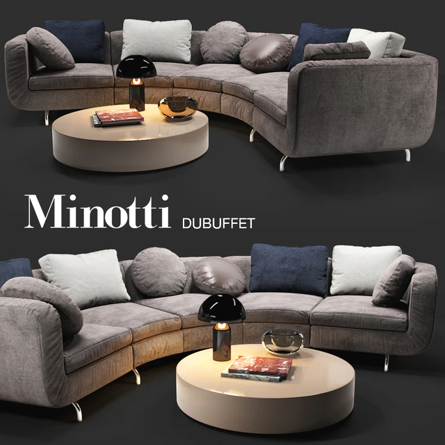 Sofa Minotti Dubuffet — Скачать